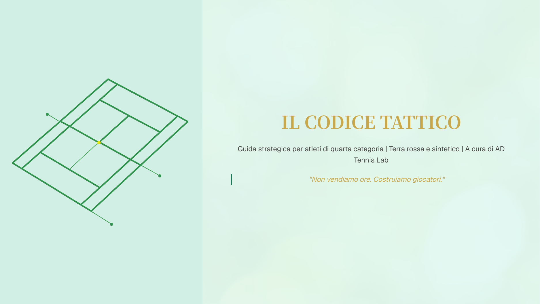 Il Codice Tattico — copertina